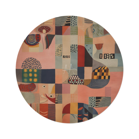 Round Rug Bouillabaisse 60'' x 60''