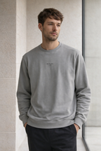 Classic grey unisex sweater