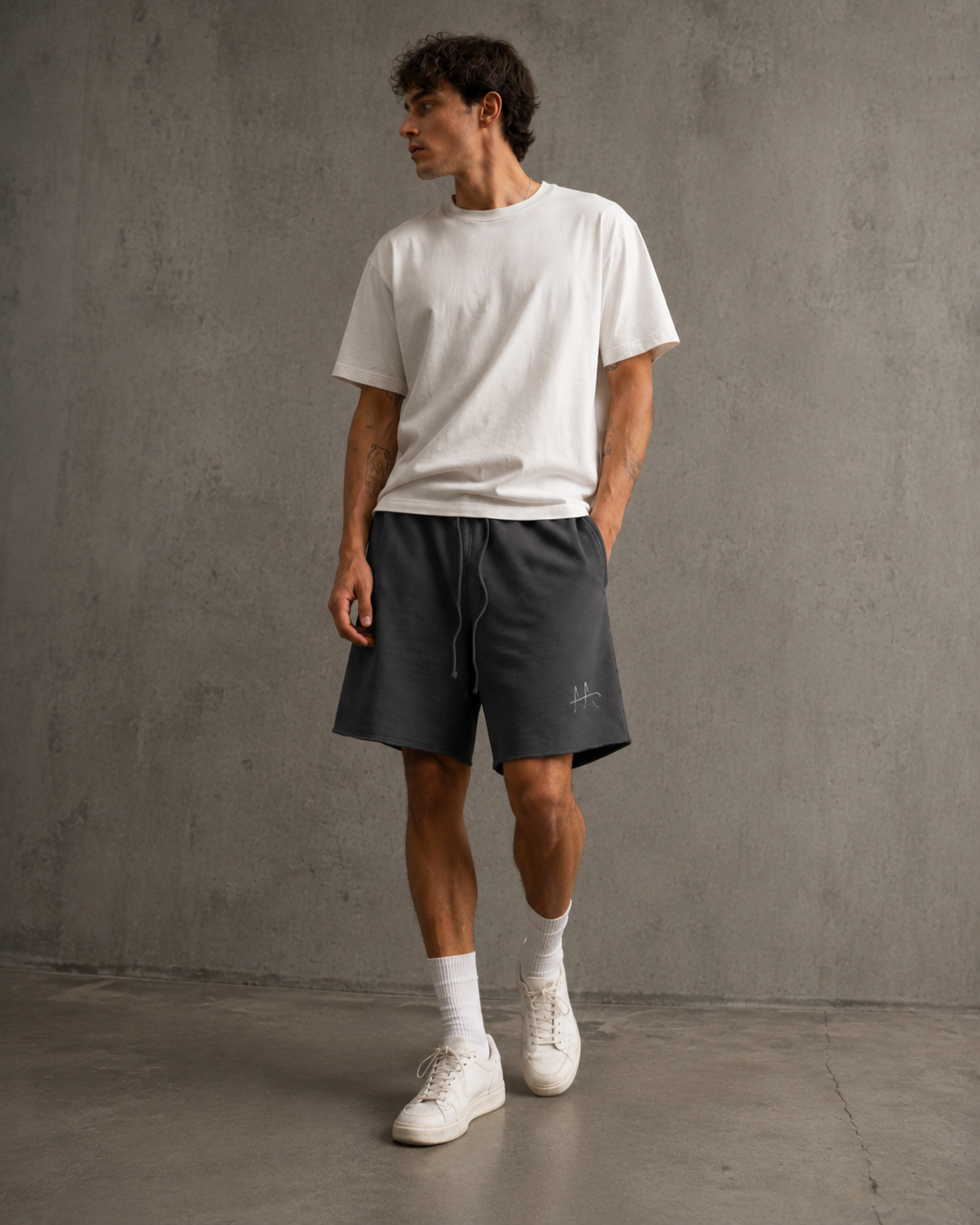 Gin and Gin washed sweatpants dark grey Main image