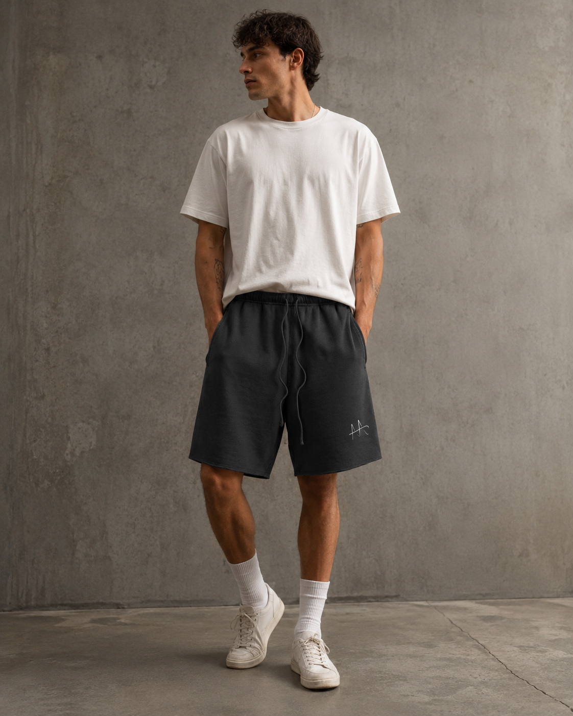 Gin and Gin washed sweatpants faded black Main image