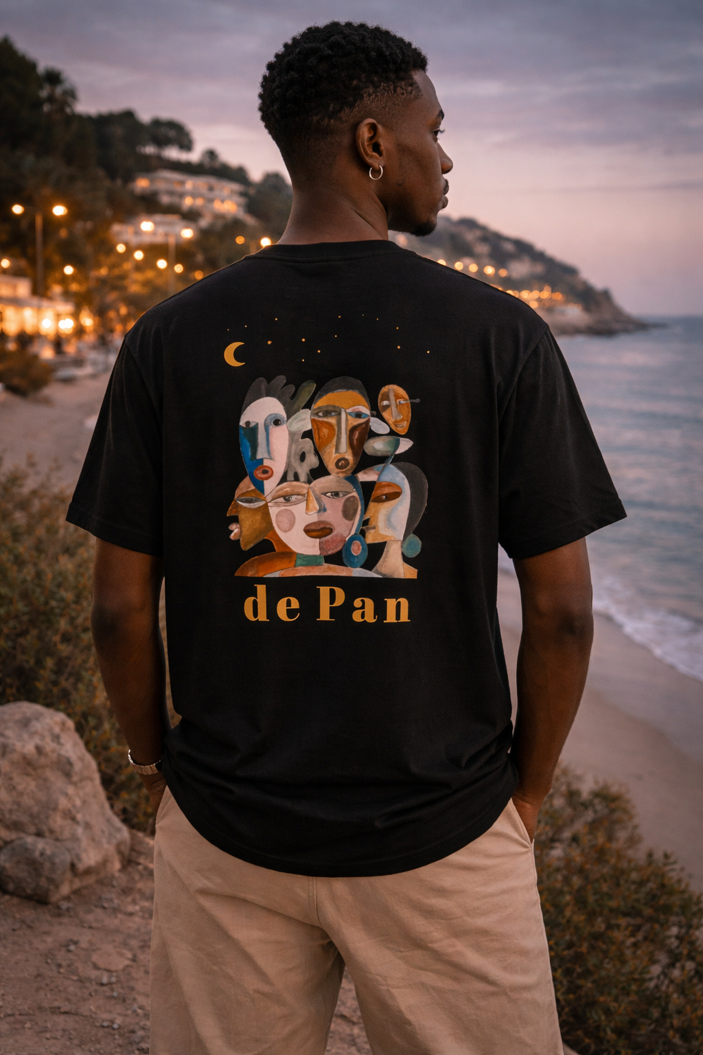Moonlight sonata Unisex Tee black Secondary image
