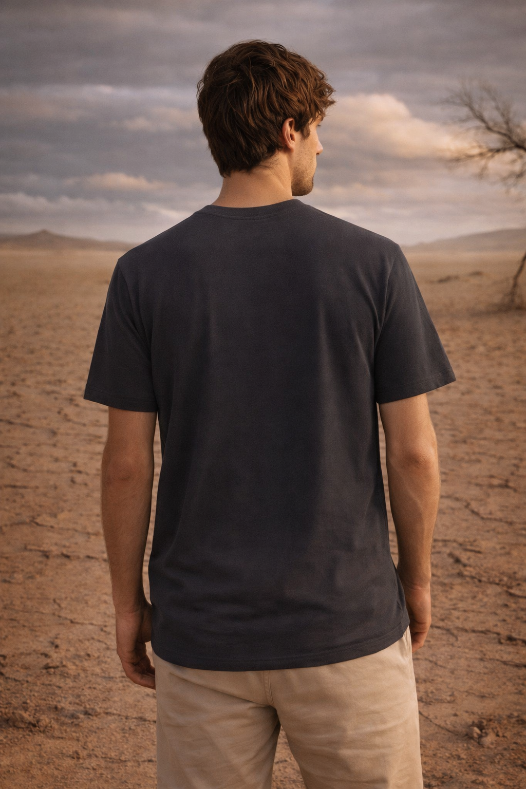 Sasha unisex Tee, dark grey