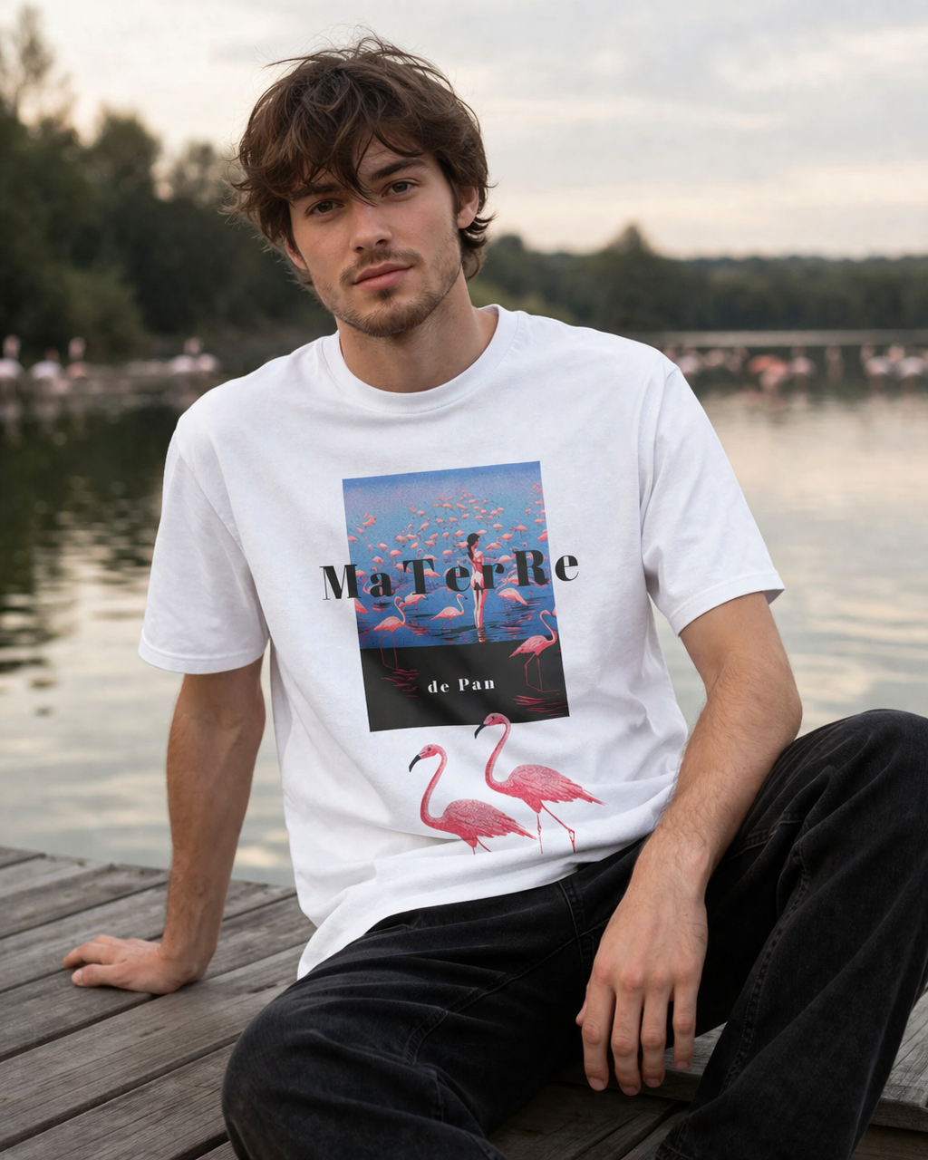 T-Shirt wattenmeer white unisex Main image
