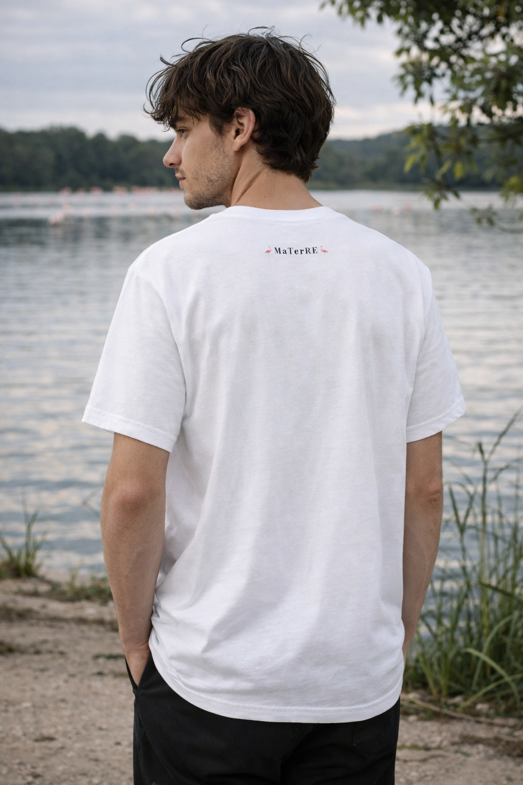 T-Shirt wattenmeer white unisex Secondary image