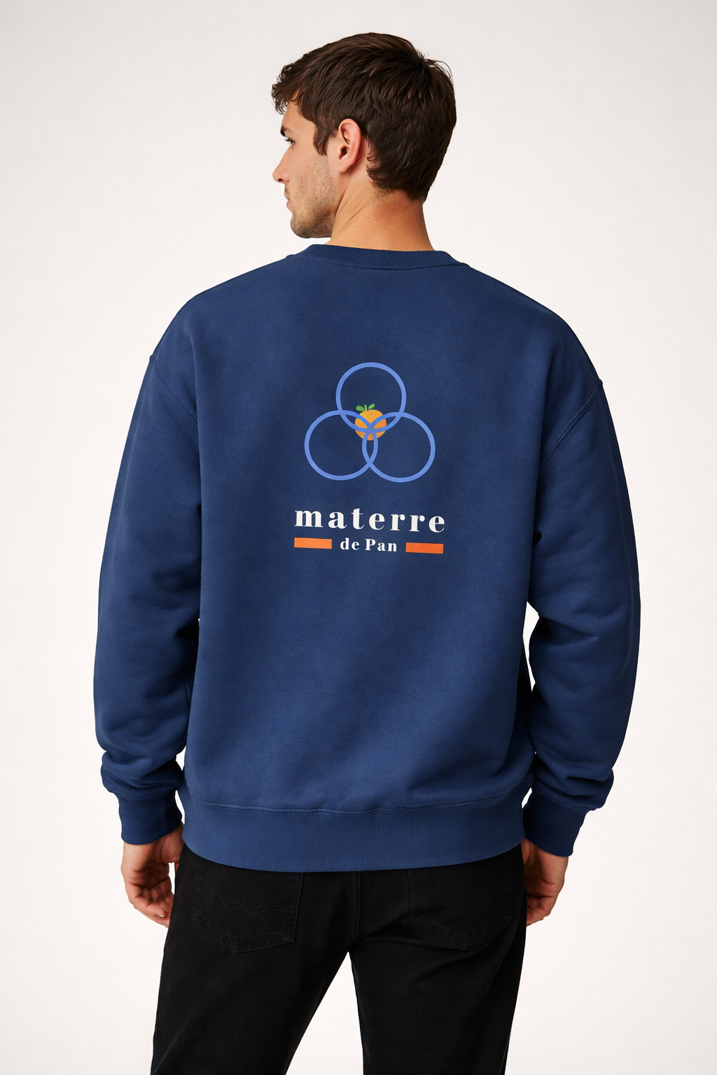 Urknall unisex Sweater Navy Secondary image