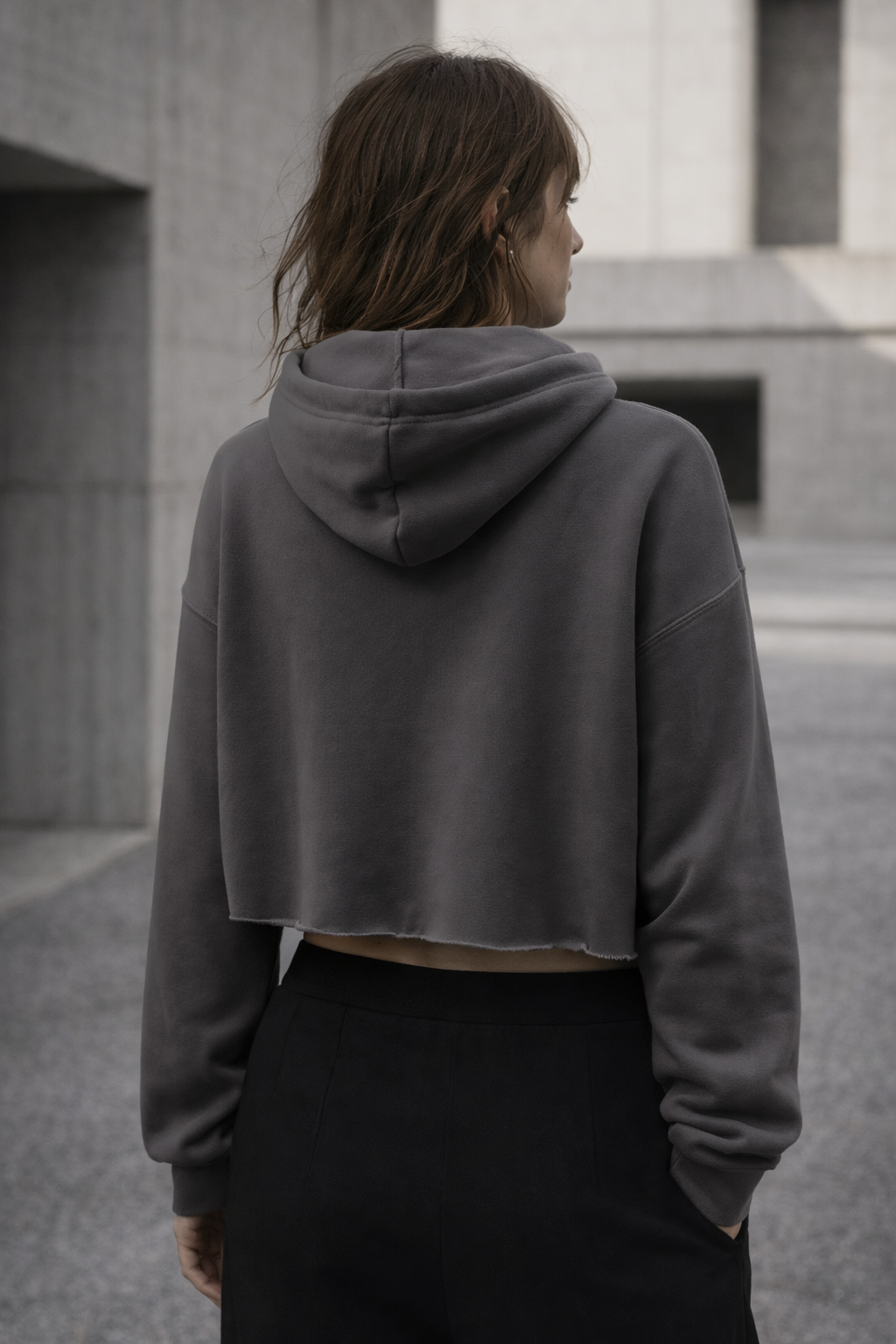 Women's Crop Hoodie