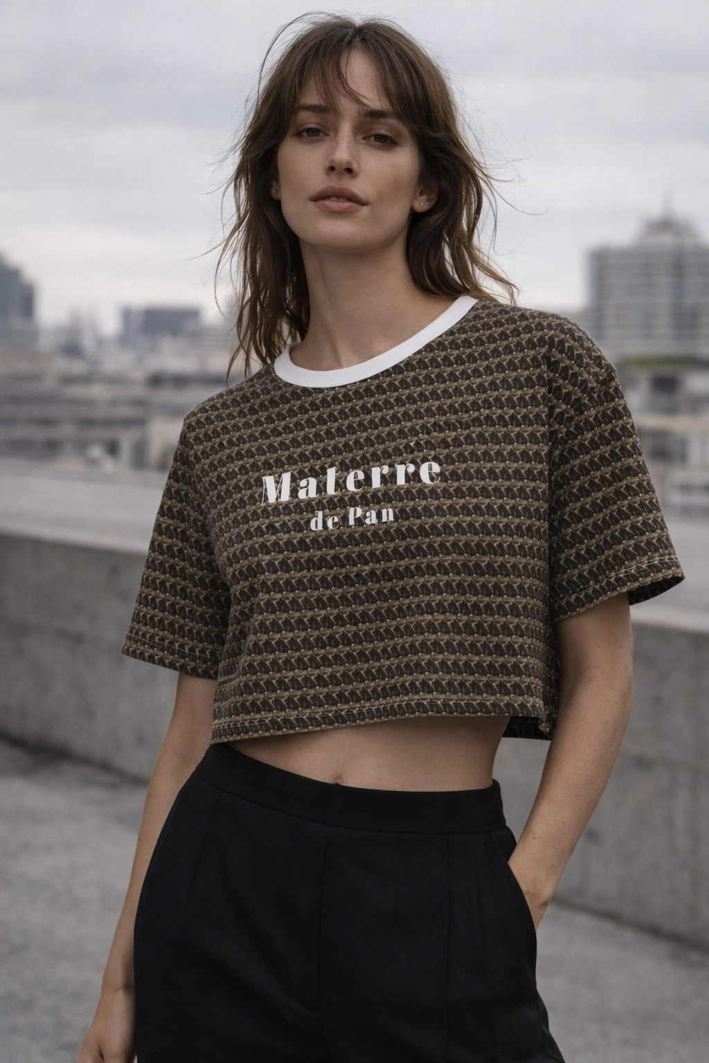 Womens Crop Tee Musée
