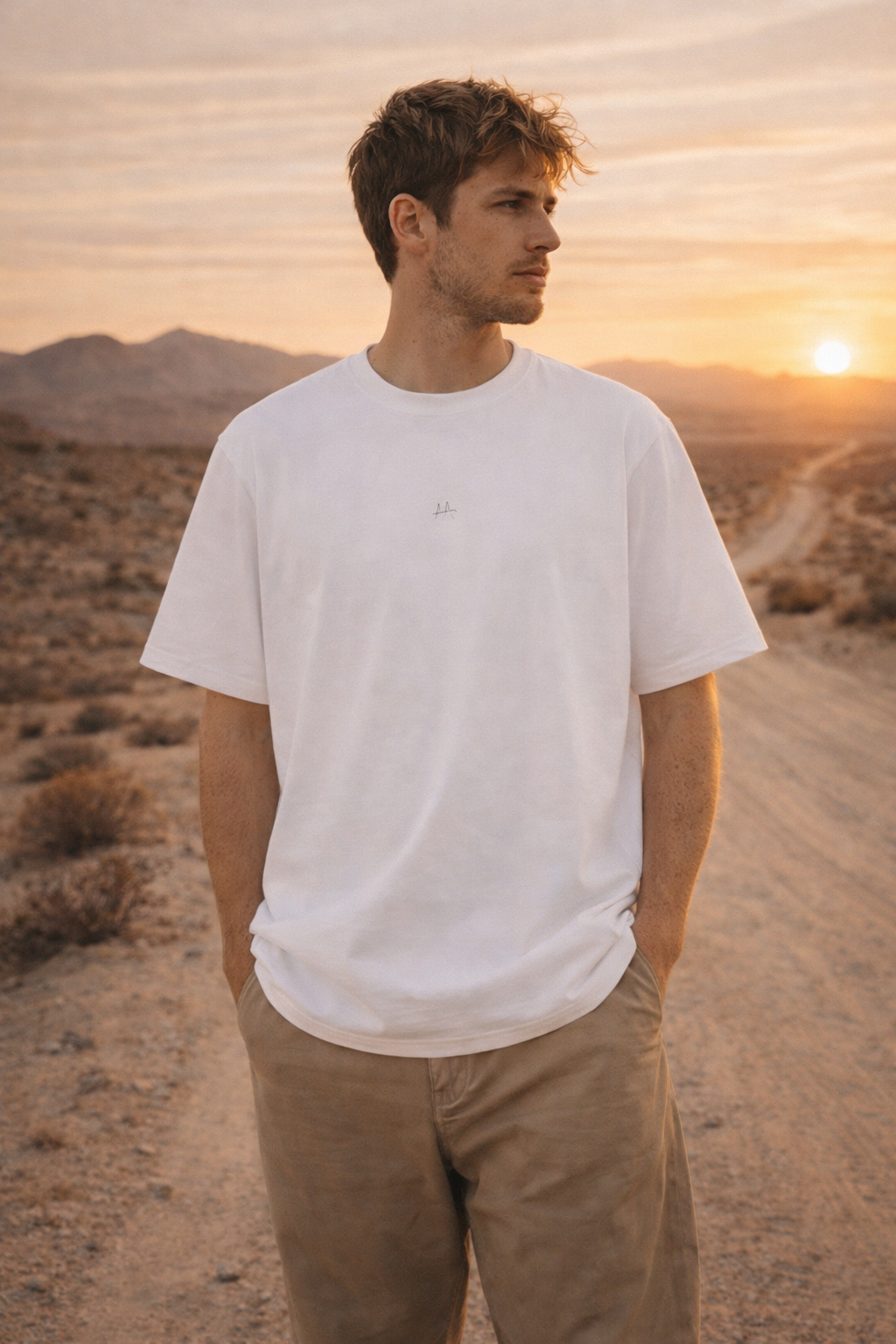 last tree standing unisex soft style T-Shirt white Secondary image