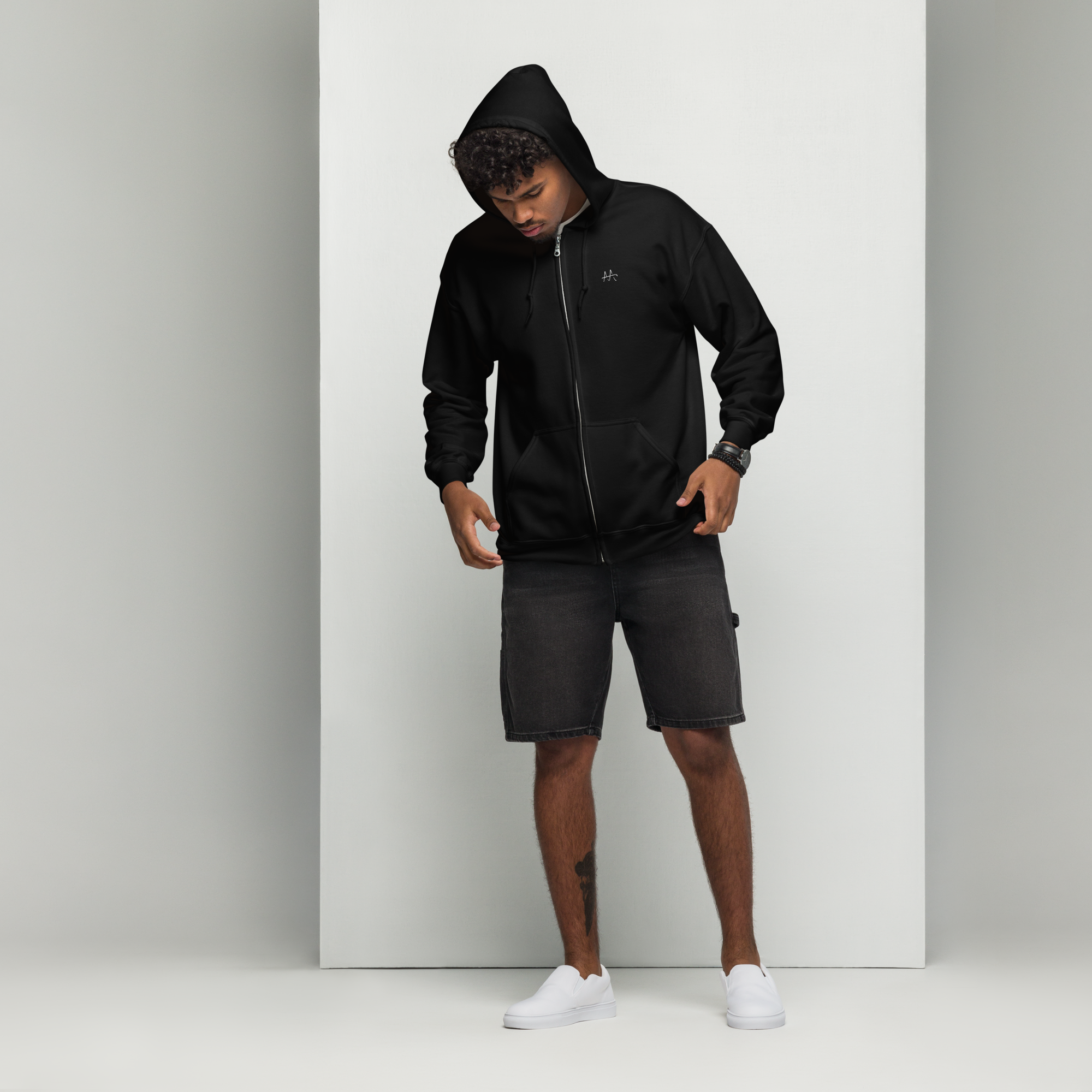 Basmati heavy blend zip hoodie Secondary image